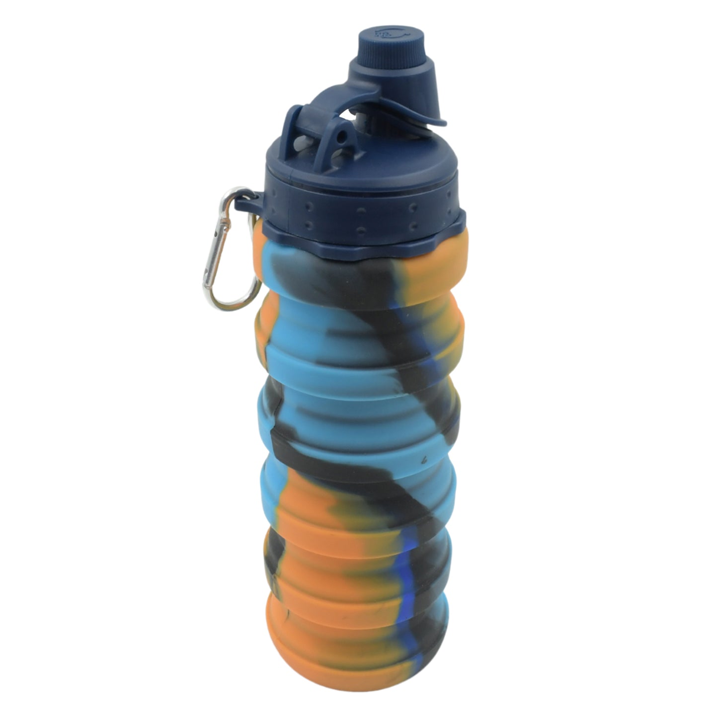 Foldable Water Bottle – BPA Free, FDA Approved, Food-Grade Silicone (1 Pc / 24 cm Foldable)