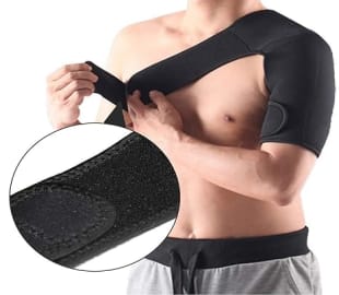 SPOSAFE Adjustable Gym Sports Care Single Shoulder Support