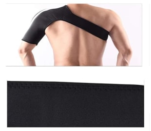 SPOSAFE Adjustable Gym Sports Care Single Shoulder Support